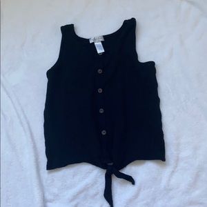 Girls front tie Tank top